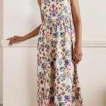 Boden Floral Maxi with pockets and back zip new with tags size 12 Pink Photo 6