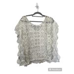 POL cream lacy Top size S/M Photo 1