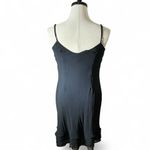 Lily Black Sheer Chiffon Ruffle Layered Dress Set 2 Piece Set Grunge Fairycore Size M Photo 3