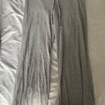 H&M Grey Ribbed Flare Pants Photo 0