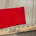 LPA  Women’s High Waisted Tie Front Skinny Ankle Pant Red Size L Photo 3