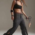 Free People Movement Nova Gray Lined Zip Up Wide Leg High Rise Athletic … Photo 0