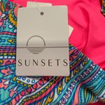 Sunsets Paisley Pop Bikini Set Willa Wireless Paipo 40 D 42 C NWT Blue Size XL Photo 8