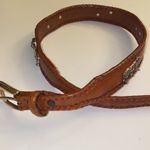 Brighton Wildlife Leather Belt 90s Vintage Y2K Photo 4