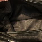 Perlina large black leather handbag 3 inside 1 outside zip pockets EUC Photo 11