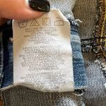 Jeans Lee 1889 Blue Denim Embroidered Peacock Mini Skirt Size 17M Western Photo 11