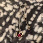 Sterling Silver Woman’s 925  heart pendant and necklace ! Photo 1