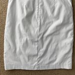 J. McLaughlin Skirt Size 8 White Cotton Blend Button Front Mini Casual Classic Photo 6