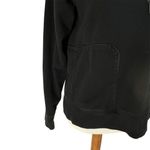 T Alexander Wang Black Leather Trim Mock Neck Pullover Hoodie Sweatshirt M Size M Photo 10