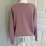 Kerri Rosenthal Mauve Purple Cashmere Sweater Heart Detail Large Photo 2