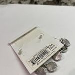 Jessica Simpson NWT  $24 Silver Tone / Rhinestone Pierced Dangle Earrings Photo 5