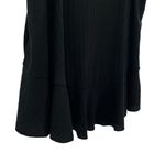 Old Navy  Women’s Linen Blend Black Ribbed Ruffle Tank Top Photo 3