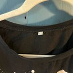 Black Skeleton Graphic Crop T Photo 1