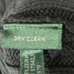 Ralph Lauren Lauren Cable Knit Sweater Dress S Black 3/4 Stretch Preppy Classic Photo 11