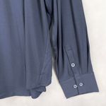 Universal Standard  Top Womens L 22-24 Stretch Button Front Clean Girl Minimalist Photo 4