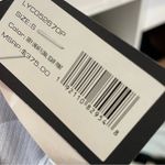 Halston Heritage  Grey Linear Floral Scarf Print Dress Women’s Sz S Photo 4