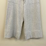 Quince Heather Gray Super Soft Fleece Cropped Wide Leg Pants Size Small Photo 7