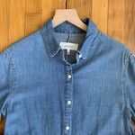 The Great  The Scout Chambray Shirt Dress Size 1 Small Photo 2
