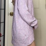 Old Navy Soft Pink Oversized Cozy Crew-Neck Sweater Dress | Photo 3