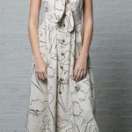 Anthropologie WHIT Loli Midi Dress in Wildflower Study Sundress Artisan Photo 0