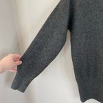 Theory Rib Cocoon Sweater Dress Nimbus Wool Gray Long Sleeve Size Medium Photo 5