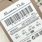 Massimo Dutti  Sleeveless Embroidered Linen Maxi Dress Cream Size M-L NWT Photo 12