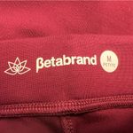 Betabrand  Burgundy Pull On Elastic Waist Dress Pants Photo 3