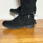 Liz Claiborne Women’s  Knee High Black Faux Suede Leather‎ Boots Size 8.5M Photo 2