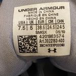 Under Armour UA Womens Breathe Lace Sneakers Size 7.5 3022163-400 Gray/Orange Photo 5