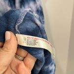 Anthropologie  Saturday Sunday Sweater Blue Tie-Dye Swing Dress 3/4 Sleeve Size S Photo 5