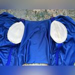 Vintage 80s sequin tank dress with matching shawl set, size 10 Purple Photo 10