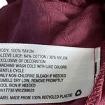 Knox Rose Size XS Boho Shirt Floral Lace Bell Sleeve Blouse Photo 5