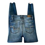 American Eagle Super Hi-Rise Jegging Blue Size 00 Short Photo 2