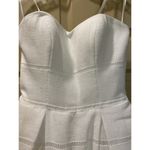 BHLDN NEW  Whispers & Echoes Bellevue Ivory White Linen Wedding Bridal Gown Sz 12 Photo 10