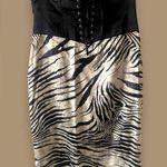 Marciano Womens By Guess Silk Zebra Print Skirt, Size Small NWT Y2K Photo 0