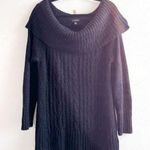 Torrid Sweater Black Cable Knit On or Off Shoulder Cowl Neck Knit Sz 2X (2) GUC Photo 0