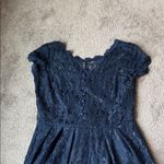 Navy Blue Sequin Dress SIZE XL Photo 1