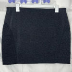 Vera Wang NWOT Simply Vera  women’s dark gray stretch‎ soft mini skirt size XL Photo 0