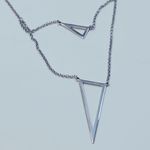 Elle  Sterling Silver Necklace and Earring Set Photo 2