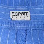 Spirit Vintage Espirit Sport‎ Womens Blue Pinstripe Barrel Pants 9 10 Photo 3