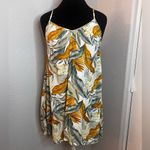 Rip Curl  Tropic Sol Cover Up Dress Floral Spaghetti Strap Dress Size Medium Photo 4