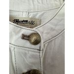 Madewell NWD  Cocoon Sleeve Denim Lady Jacket Off White Size XL Photo 8