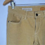 Pilcro and the Letterpress  Pale Yellow Zipper Ankle Stet Corduroy Pants Size 27 Photo 4