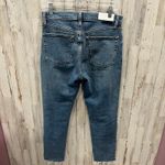RE/DONE  Jeans Womens Size 29 90s High Rise Ankle Crop in Dusk Destroy Button Fly Photo 5