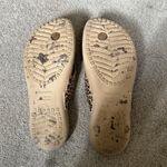 Crocs  Leopard Print Thong Sandals Size 7 Photo 3