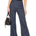 Joie New  X REVOLVE 2 Sylvana Flare Trouser Dark Wash Denim Wide Leg Women 32." Photo 0