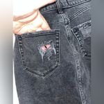 Hollister  Y2K Mall Goth Grunge Whimsigoth Black Denim Frayed Mini SkaterSkirt 00 Photo 12