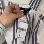 Forever 21 NWT  Navy Blue and White Striped Cute Casual Dress Photo 5