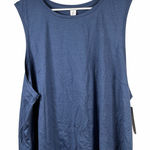 Xersion  Tank Top Women's 3X High Neck Blue Athletic Activewear Quick-Dri NEW Photo 0