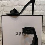 Guess Heels Black Satin Pollee Shoes NIB/NWT/NWB Photo 0